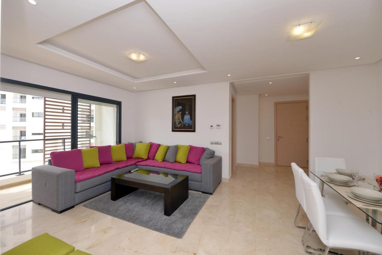 Privat Apartments Prestigia Hay Riad Rabat Bagian luar foto